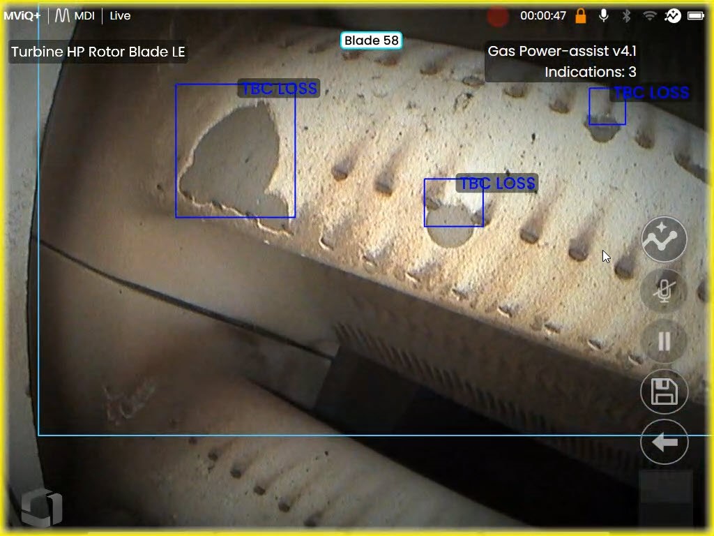 Gas Power assist分析模型可智能識(shí)別裂紋和涂層脫落等缺陷